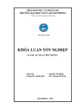 Đồ án tốt nghiệp ngành Kỹ thuật môi trường: Nghiên cứu xử lý nước thải sinh hoạt bằng hào đất