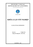 Đồ án tốt nghiệp ngành Kỹ thuật môi trường: Môi trường biển và ven biển Hải Phòng. Thực trạng và đề xuất giải pháp