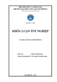 Đồ án tốt nghiệp ngành Kỹ thuật môi trường: Tận dụng phế liệu xỉ than vào việc tách loại phốt phát và  amoni trong nước thải