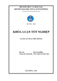 Đồ án tốt nghiệp ngành Kỹ thuật môi trường: Tìm hiểu khả năng hấp phụ Mangan trong nước của vật liệu hấp phụ chế tạo từ lõi ngô