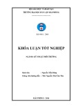 Đồ án tốt nghiệp ngành Kỹ thuật môi trường: Đánh giá hiện trạng xử lý môi trường tại công ty than Mạo Khê