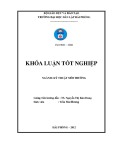 Đồ án tốt nghiệp ngành Kỹ thuật môi trường: Sử dụng xỉ than để xử lý một số chất ô nhiễm trong nước thải. Bước đầu thử nghiệm xử lý nước thải sinh hoạt khu khách sạn sinh viên Trường ĐHDL- HP