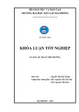 Đồ án tốt nghiệp ngành Kỹ thuật môi trường: Khảo sát hàm lượng Fe3+, Mn2+, Cr3+, Ni2+ trong nước sông Đa Độ