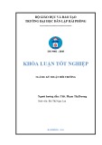 Đồ án tốt nghiệp ngành Kỹ thuật môi trường: Xây dựng chương trình truyền thông môi trường nhằm cải thiện công tác quản lý chất thải rắn cho thành phố Hải Phòng