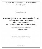 Tóm tắt luận án Tiến sĩ Y học: Nghiên cứu ứng dụng và đánh giá kết quả điều trị sỏi niệu quản trên bằng phương pháp phẫu thuật nội soi sau phúc mạc