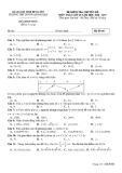 Đề thi chuyên đề môn Toán 10 năm 2018-2019 có đáp án - Trường THPT Dương Quảng Hàm