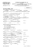 Đề thi học kì 1 môn Toán 10 năm 2018-2019 có đáp án - Trường THPT chuyên Hoàng Văn Thụ