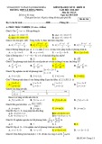 Đề thi học kì 2 môn Toán 10 năm 2018-2019 có đáp án - Trường THPT Lê Hồng Phong