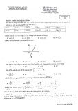 Đề thi học kì 1 môn Toán 10 năm 2018-2019 - Trường THPT chuyên ĐHSP Hà Nội