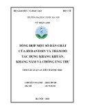 Tóm tắt luận án Tiến sĩ Dược học: Tổng hợp một số dẫn chất của Hydantoin và thăm dò tác dụng kháng khuẩn, kháng nấm và chống ung thư