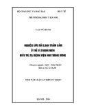 Tóm tắt luận văn Tiến sĩ Y học: Nghiên cứu rối loạn trầm cảm ở trẻ vị thành niên điều trị tại Bệnh viện Nhi Trung ương