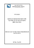 Tóm tắt luận văn Thạc sĩ Quản trị kinh doanh: Công ty TNHHMTV tư vấn xây dựng điện 3 Đà Nẵng