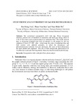 Study photocatalyst property of ZnO for methylene blue