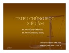 Bài giảng Triệu chứng học siêu âm – BS. Nguyễn Quý Khoáng