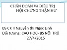 Bài giảng chẩn đoán và điều trị hội chứng thận hư – BS. CKII. Nguyễn Thị Ngọc Linh