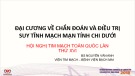 Bài giảng Đại cương về chẩn đoán và điều trị suy tĩnh mạch mạn tính chi dưới - BS. Nguyễn Vân Anh