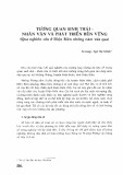 Tương quan sinh thái – Nhân văn và phát triển bền vững (Qua nghiên cứu ở Điện Biên những năm vừa qua)