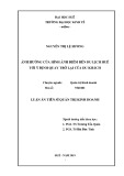 Luận án Tiến sĩ Quản trị kinh doanh: Ảnh hưởng của hình ảnh điểm đến du lịch Huế tới ý định quay trở lại của du khách