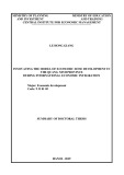 Summary of Doctoral thesis: Innovating the model of economic zone development in the Quang Ninh province during international economic integration