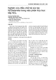 Nghiên cứu điều chế hệ xúc tác Ni/Diatomite trong việc phân hủy trực tiếp NO2