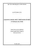 Tóm tắt luận án Tiến sĩ: Logistics trong phát triển kinh tế biển ở tỉnh Quảng Ninh