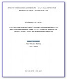 Summary of Doctoral thesis: Analyzing the response of macro variables before monetary policy shocks through a new Keynes model to improve the quality of Viet Nam’s macro economic forecast