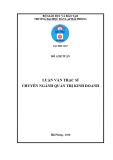 Luận văn Thạc sỹ ngành Quản trị kinh doanh: Một số biện pháp hoàn thiện quản lý thu – chi Ngân sách Nhà nước tại phường Hạ Lý, quận Hồng Bàng, Thành phố Hải Phòng