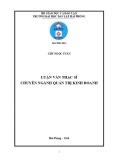 Luận văn Thạc sỹ Quản trị kinh doanh: Các nhân tố ảnh hưởng và giải pháp nâng cao năng suất lao động ngành dệt may Việt Nam