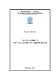 Luận văn Thạc sĩ ngành Quản trị kinh doanh: Hoàn thiện công tác quản trị nhân lực tại Công ty TNHH thiết bị điện Ngũ Phúc