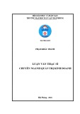 Luận văn Thạc sĩ Quản trị kinh doanh: Một số biện pháp nâng cao hiệu quả sử dụng vốn tại Công ty cổ phần Đầu tư thương mại DG