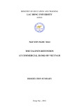 Dissertation summary: The talents retention at commercial banks of Vietnam