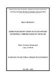 Summary of Doctoral thesis of Economics: Employee motivation in state-owned economics corporations in Vietnam