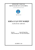 Khóa luận tốt nghiệp Kế toán - Kiểm toán: Hoàn thiện công tác lập và phân tích Bảng cân đối kế toán tại Chi nhánh công ty TNHH thương mại và dịch vụ giao nhận hàng hóa F.D.I