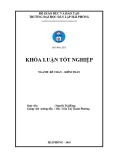 Khóa luận tốt nghiệp Kế toán - Kiểm toán: Hoàn thiện tổ chức kế toán thanh toán với người mua, người bán tại công ty TNHH Hoàng Khánh