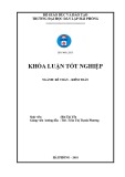 Khóa luận tốt nghiệp Kế toán - Kiểm toán: Hoàn thiện tổ chức kế toán thanh toán với người mua, người bán tại công ty CP ĐT Vận Tải và Dịch Vụ XNK Xuân Trường