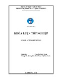 Khóa luận tốt nghiệp Kế toán - Kiểm toán: Hoàn thiện công tác lập và phân tích Bảng cân đối kế toán tại Công ty Cổ phần Tư vấn Đầu tư Thương mại và Xây dựng Hạ tầng Đất Việt