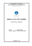 Khóa luận tốt nghiệp Kế toán - Kiêm toán: Hoàn thiện công tác lập và phân tích bảng cân đối kế toán tại Công ty Cổ phần May xuất khẩu Việt Thái