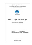 Khóa luận tốt nghiệp ngành Kế toán - Kiểm toán: Hoàn thiện công tác kế toán hàng tồn kho tại Công ty TNHH Sơn Hải