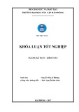 Khóa luận tốt nghiệp Kế toán - Kiểm toán: Hoàn thiện tổ chức kế toán doanh thu, chi phí và xác định kết quả kinh doanh tại Công ty cổ phần thương mại Hương Quỳnh