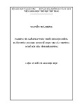 Luận án Tiến sĩ Giáo dục học: Nghiên cứu giải pháp phát triển bơi lội chống đuối nước cho học sinh tiểu học tại các trường có bể bơi của tỉnh Hải Dương