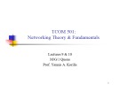 Lecture Networking theory & fundamentals - Chapter 9&10