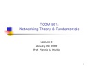 Lecture Networking theory & fundamentals - Chapter 3