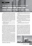 Tiềm năng khai thác thông gió tự nhiên hướng đến phát triển bền vững cho loại hình chung cư cao tầng