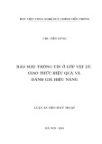 Luận án tiến sĩ Kỹ thuật: Bảo mật thông tin ở lớp vật lý: Giao thức hiệu quả và đánh giá hiệu năng