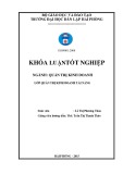 Khóa luận tốt nghiệp Quản trị kinh doanh: Hoàn thiện công tác kế toán tài sản cố định hữu hình tại Công ty TNHH Một Thành Viên Điện Chiếu Sáng Hải Phòng