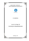 Luận văn Thạc sỹ Quản trị kinh doanh: Biện pháp nâng cao hiệu quả sử dụng vốn tại Công ty cổ phần tư vấn thiết kế và đầu tư xây dựng Lê Chân