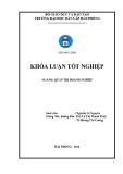 Khóa luận tốt nghiệp Quản trị doanh nghiệp: Một số biện pháp nâng cao hiệu quả sản xuất kinh doanh tại công ty cổ phần cảng Hải Phòng - Chi nhánh cảng Chùa Vẽ