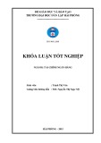 Khóa luận tốt nghiệp Tài chính ngân hàng: Một số giải pháp nhằm tăng cường huy động vốn tại ngân hàng thương mại cổ phần Sài Gòn- Hà Nội chi nhánh Lê Chân Hải Phòng