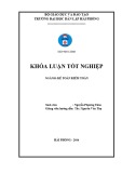 Khóa luận tốt nghiệp Kế toán - Kiểm toán: Hoàn thiện tổ chức công tác kế toán vốn bằng tiền tại Công ty Cổ phần Đầu tư và Phát triển Cảng Đình Vũ