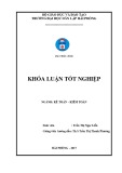 Khóa luận tốt nghiệp Kế toán - Kiểm toán: Hoàn thiện tổ chức kế toán thanh toán với người mua, người bán tại công ty cổ phần Trung Thủy